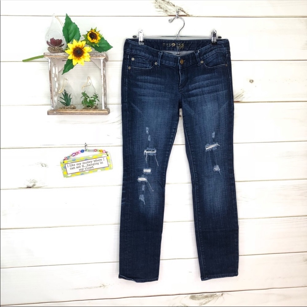 Express Distressed Jeans